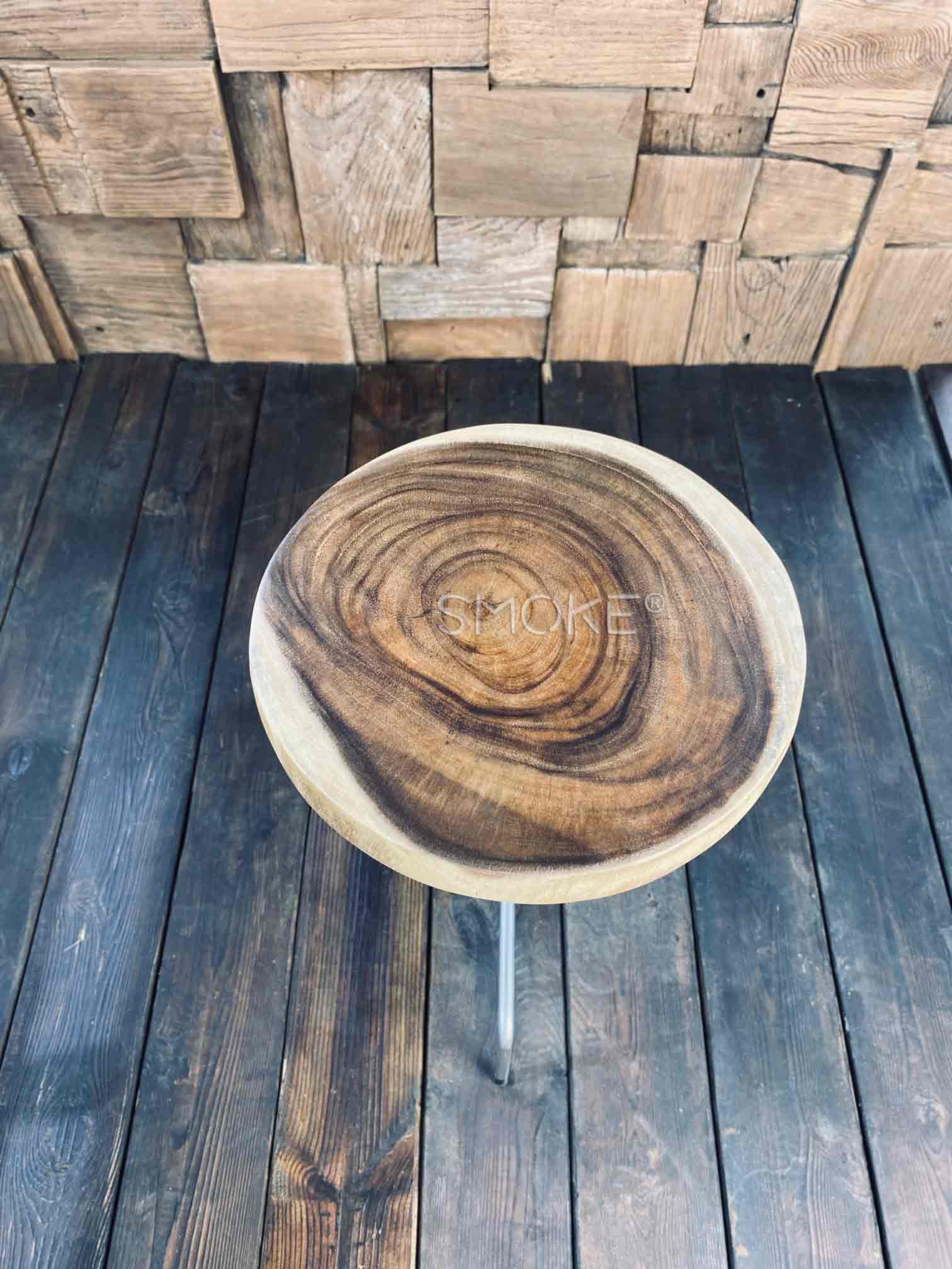 custom wood stool