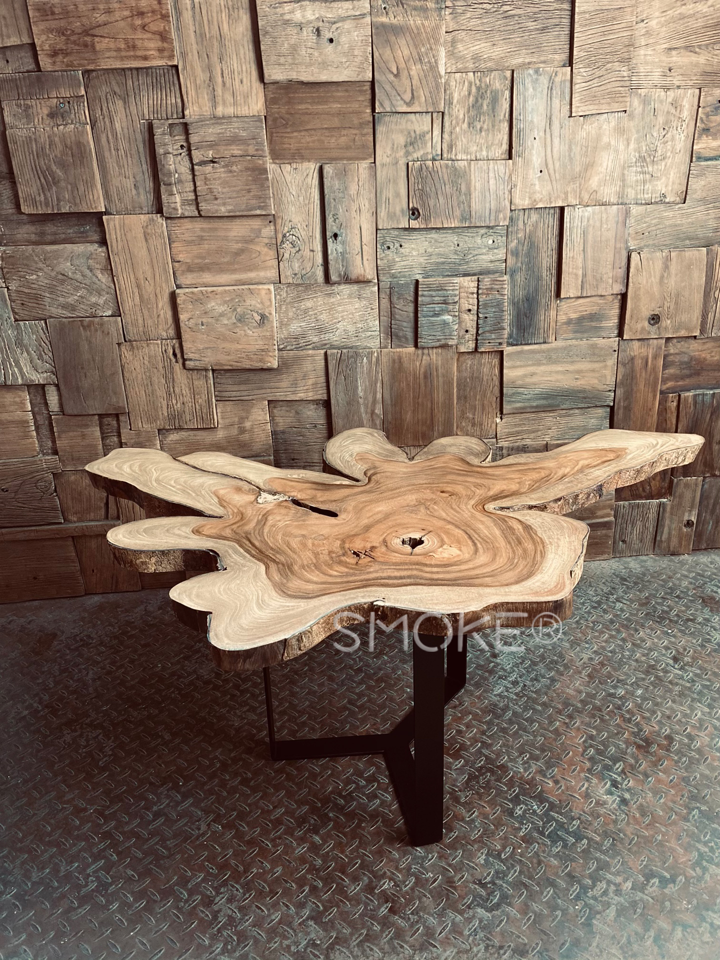 wooden coffee table