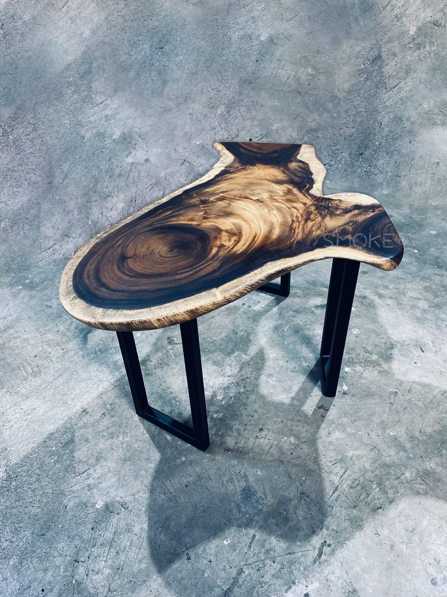 Custom Designer Live Edge Suar Wood Coffee Table Singapore