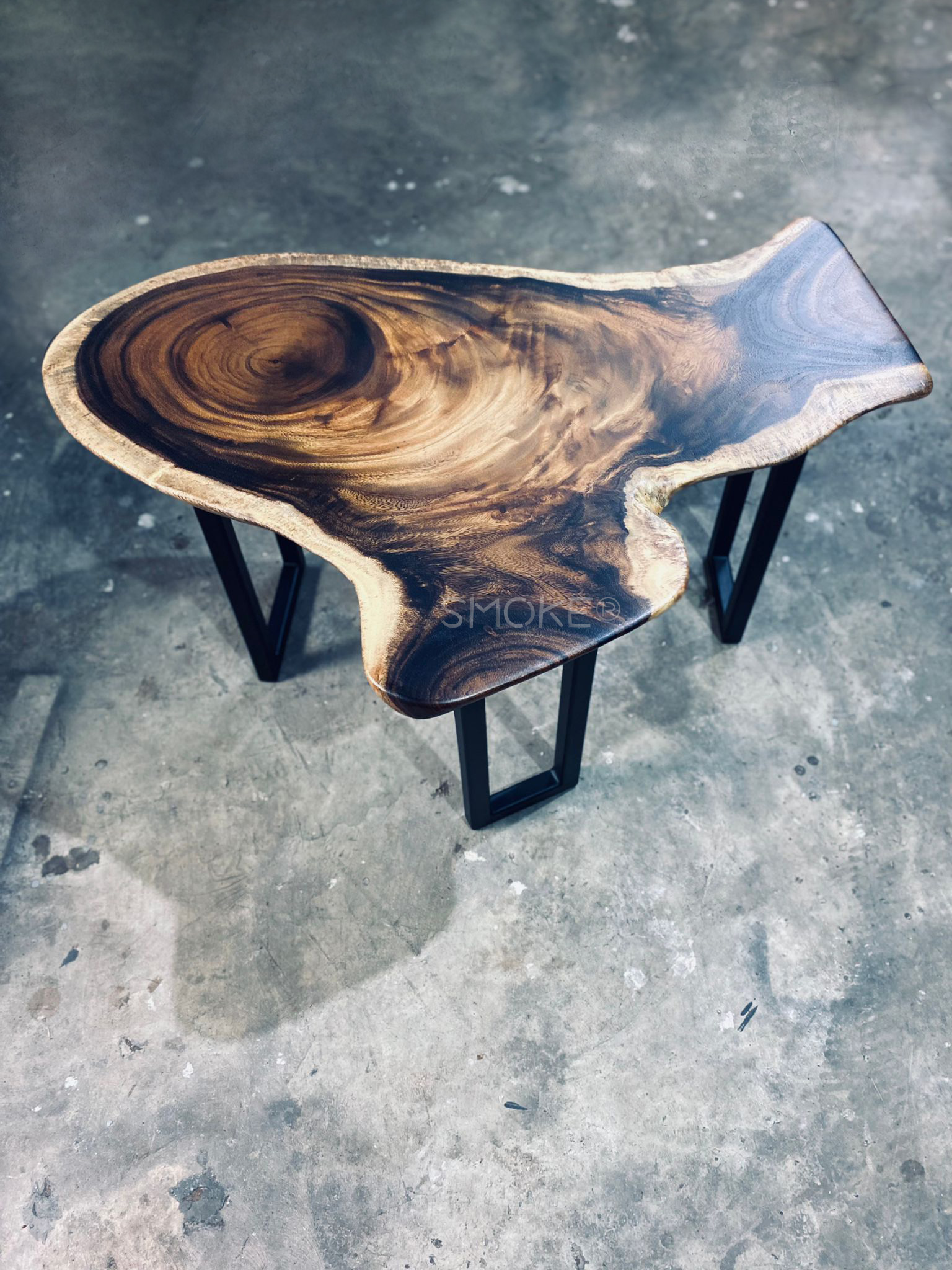 Custom Bespoke Wooden Coffee Table Singapore with Reclaimed Wood