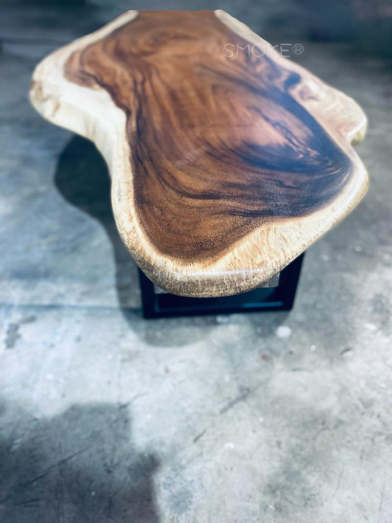 Bespoke Designer Custom Live Edge Suar Wood Coffee Table Singapore